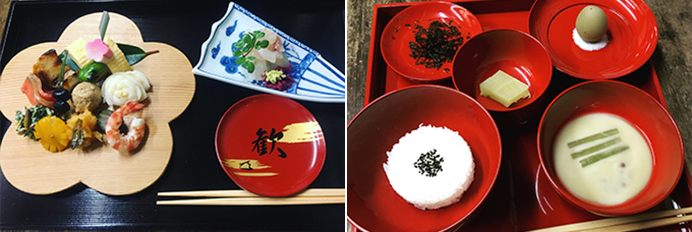 大徳寺重、松花堂弁当　
